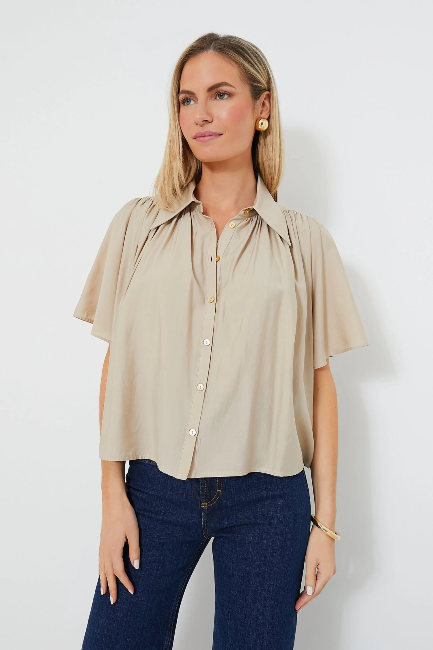 Champagne Clemens Blouse 1 Champagne Clemens Blouse