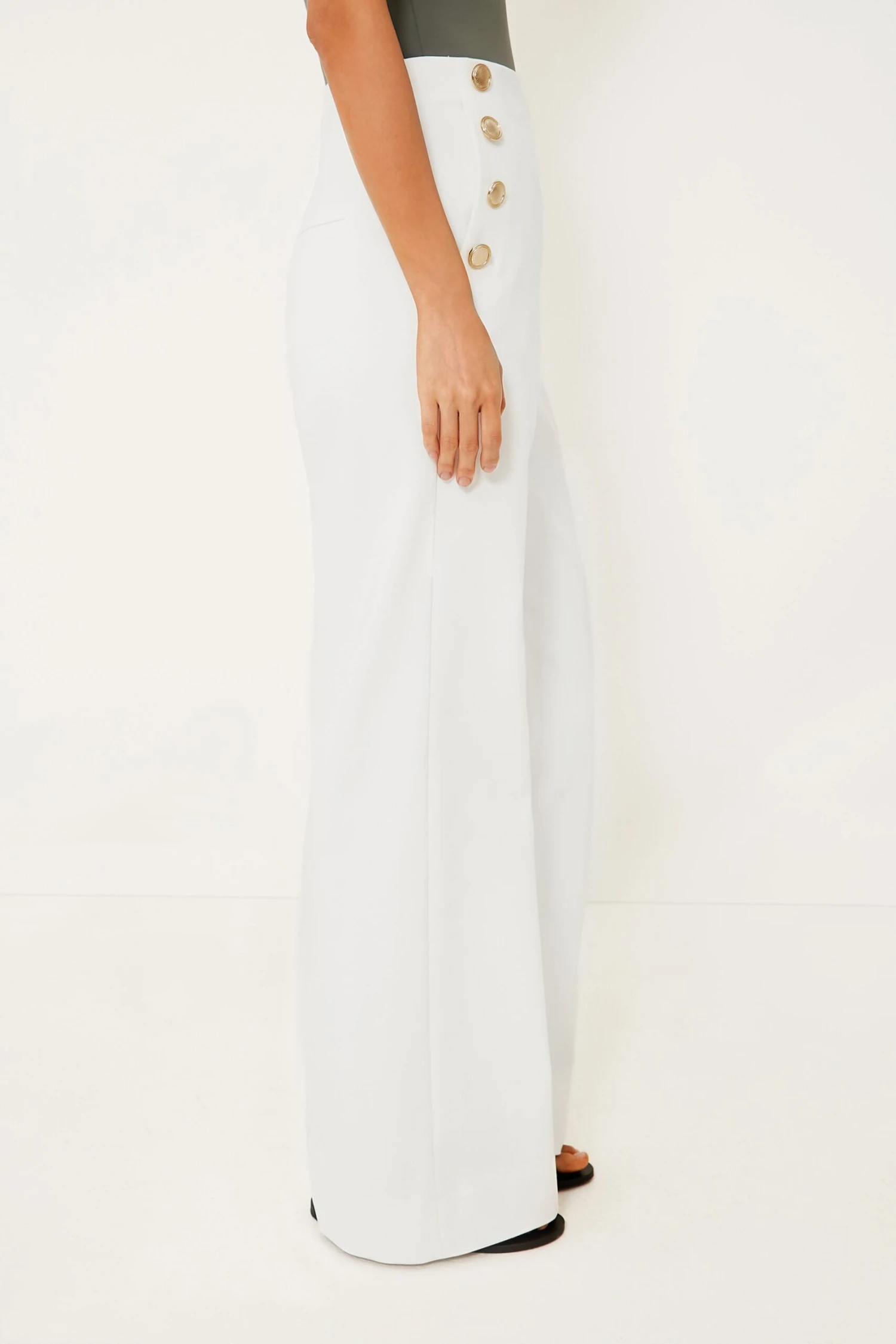 Marella Bianco Cacao Pants 3 Marella Bianco Cacao Pants - Image 3