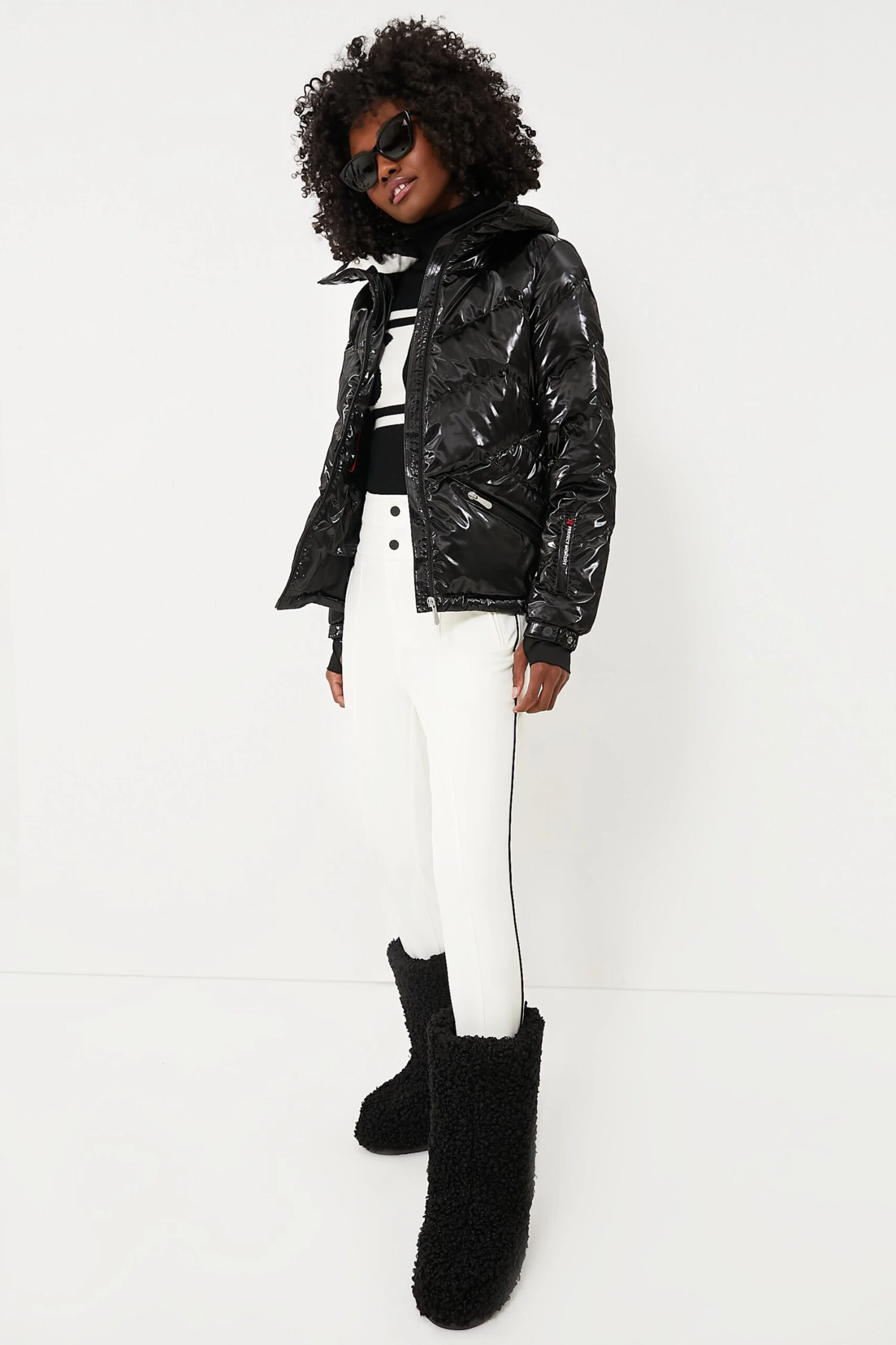 Black Liquid Ski Duvet Jacket 2 Black Liquid Ski Duvet Jacket - Image 2