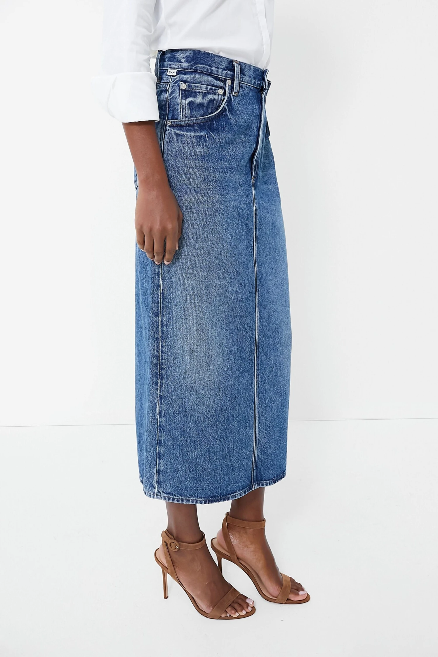 CITIZENS OF HUMANITY Daru Peri Pencil Skirt 4 CITIZENS OF HUMANITY Daru Peri Pencil Skirt - Image 4