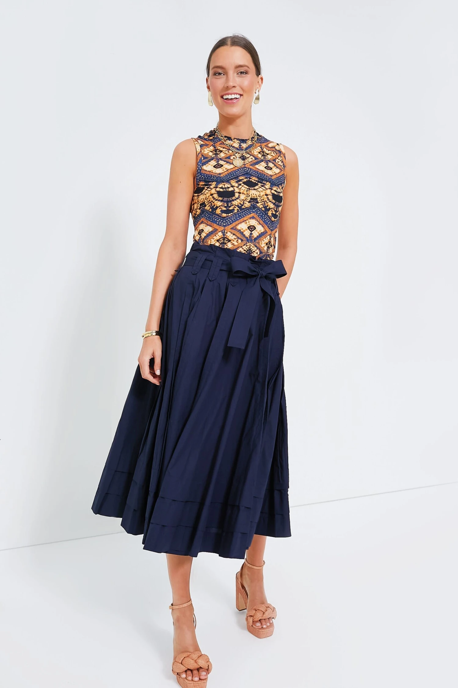 ULLA JOHNSON Midnight Dylan Skirt 2 ULLA JOHNSON Midnight Dylan Skirt - Image 2