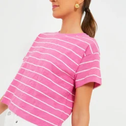 Marine Layer Pink And Skipper Blue Stripe Heavy Slub Boxy Crew Crop Tee -Outlet Toggify Store SHKkJ7WppxmNzNyAbBtYlkBKrxja3uor 1 scaled