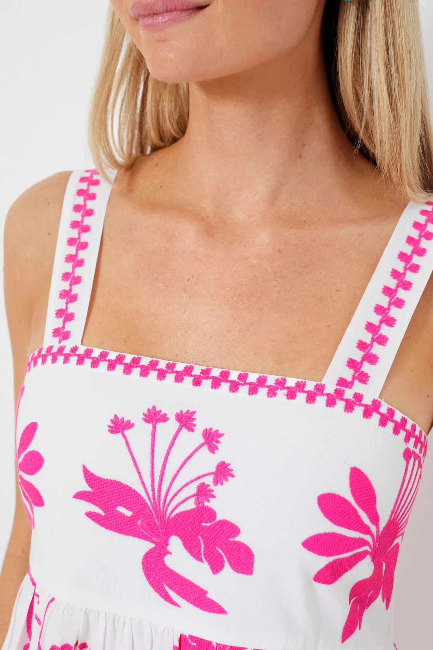 Exclusive Tropical Flower Pink Agate Dress 5 Exclusive Tropical Flower Pink Agate Dress - Image 5