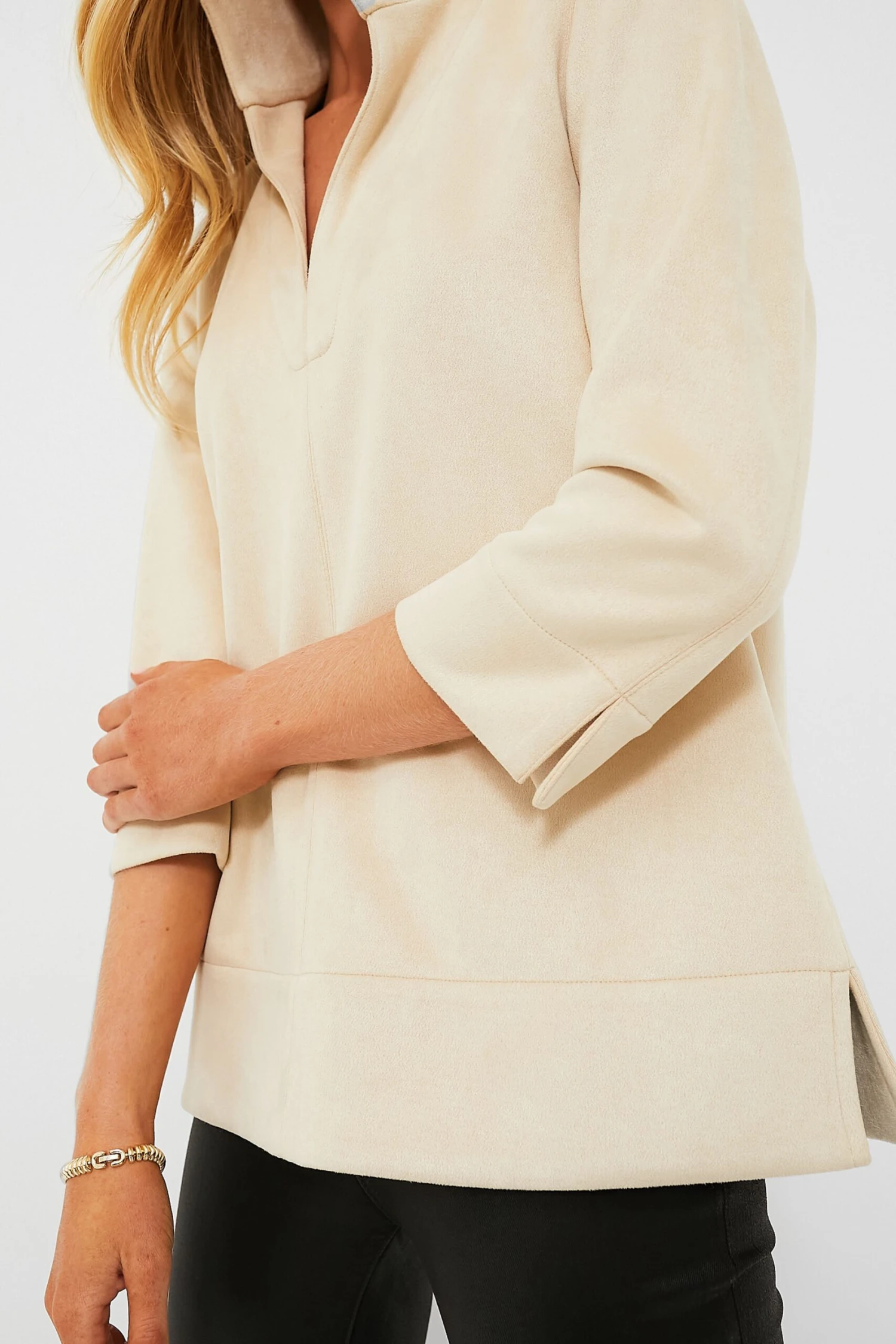 Bone Suede Margot Top 5 Bone Suede Margot Top - Image 5