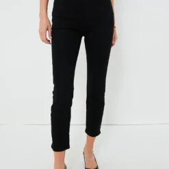 CITIZENS OF HUMANITY Jet Black Jolene High Rise Vintage Slim