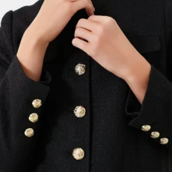 Black Tweed Jennings Jacket -Outlet Toggify Store UwRUrDWpqZGHRB1T8hZ2Vlkab4aVtXsk 1