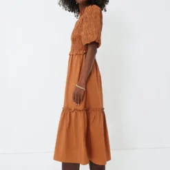 Exclusive Caramel Bubble Sleeve Smocked Midi Dress 7 Exclusive Caramel Bubble Sleeve Smocked Midi Dress -Outlet Toggify Store VUhWKA3e1iKS3kBVfZ8iuQsjE0wZit3t 1 scaled