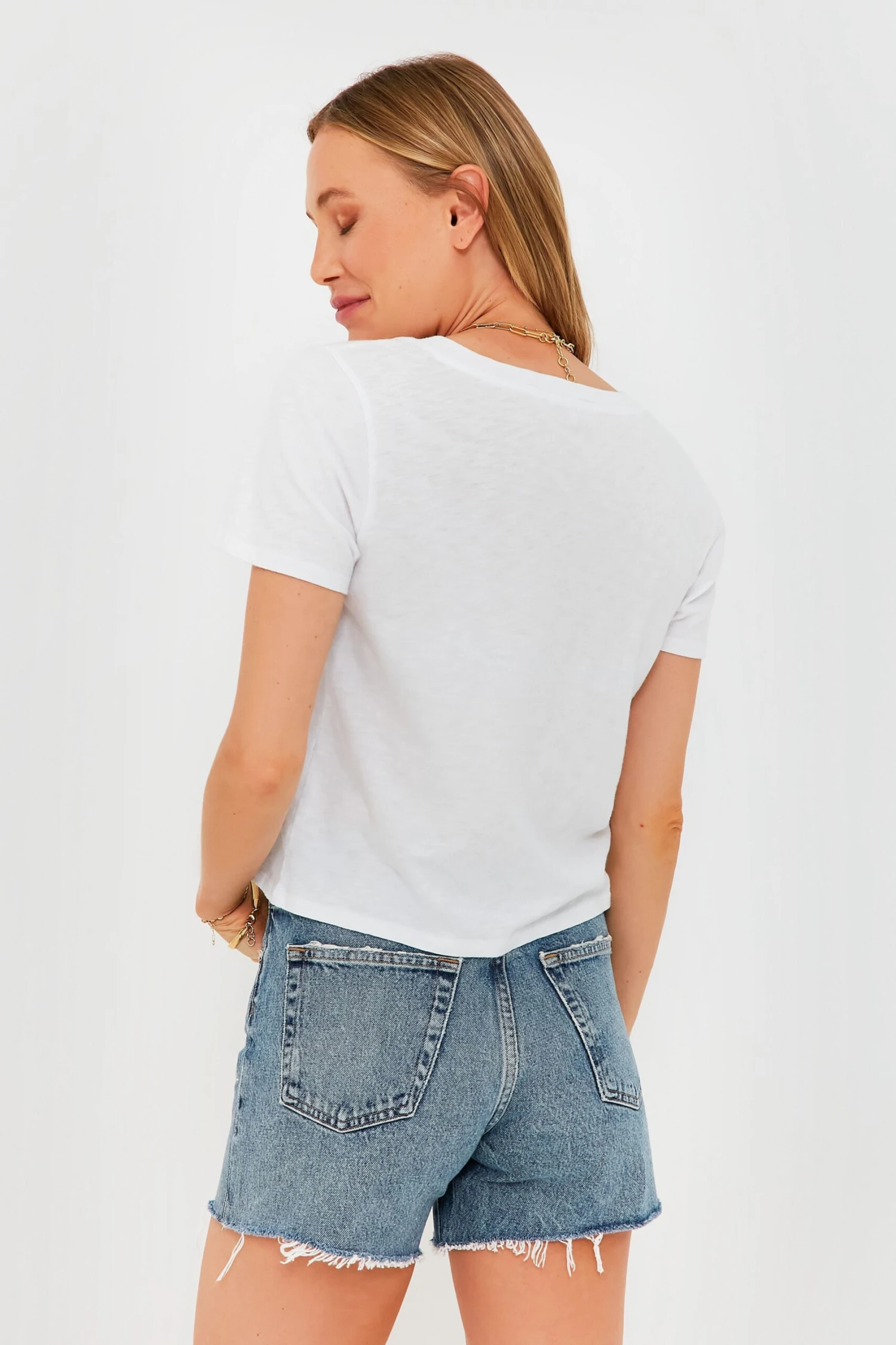 White Jaelyn Tee 4 White Jaelyn Tee - Image 4