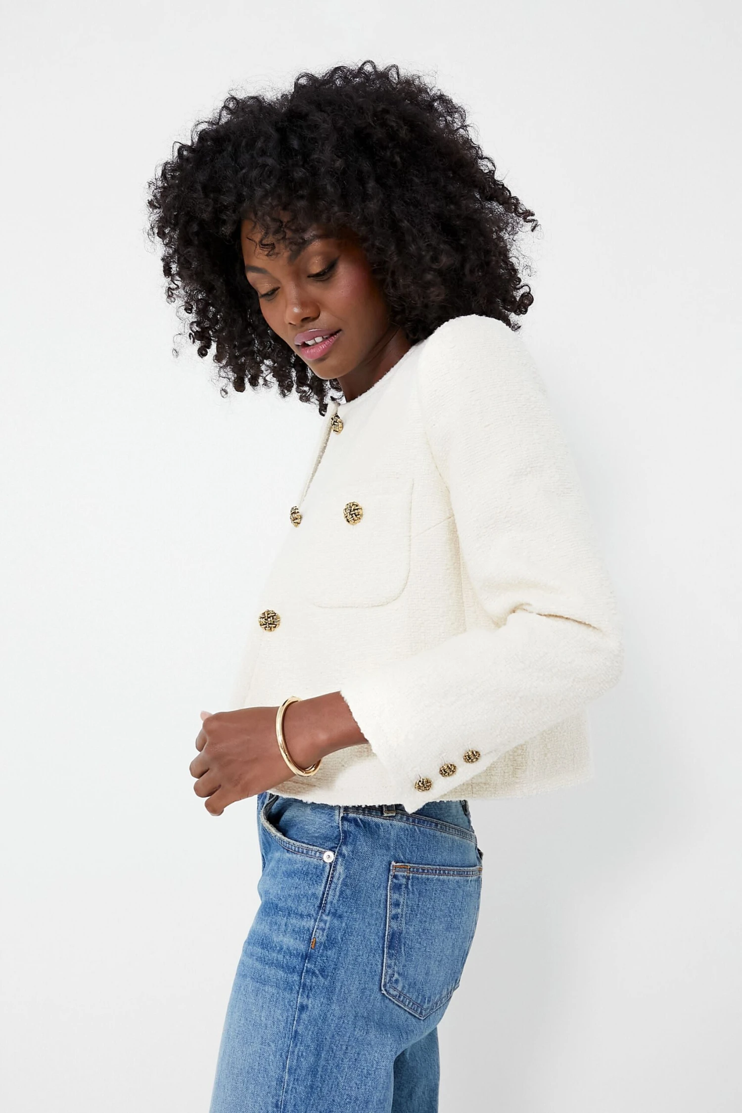 Ba&sh Ecru Meredith Jacket 3 Ba&sh Ecru Meredith Jacket - Image 3