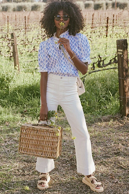 Sky Buta Vera Blouse 2 Sky Buta Vera Blouse - Image 2