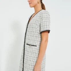 White Tweed Josephine Dress 11 White Tweed Josephine Dress -Outlet Toggify Store ZnTXDYfAEdUgcvsUJ5xJLdKYdoEULK0q 1 scaled