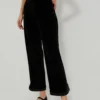 Black Velour Jojo Pants