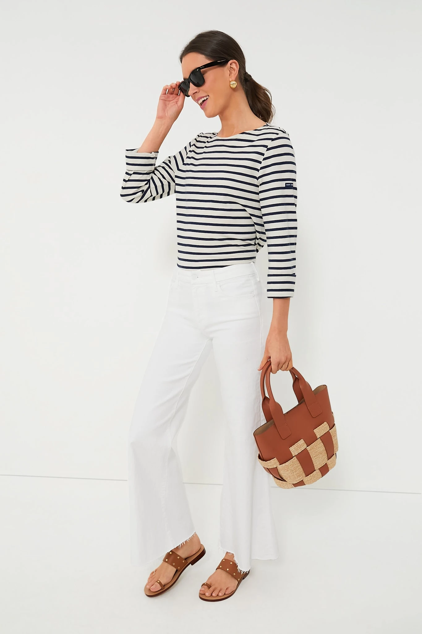 SAINT JAMES Neige-Marine Minquiers Moderne Shirt 3 SAINT JAMES Neige-Marine Minquiers Moderne Shirt - Image 3