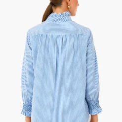Blue And White Stripe Teagan Popover Top -Outlet Toggify Store bEndZIyJC6eVYQu5VlmUQaDDvPZjA5qx 1 scaled