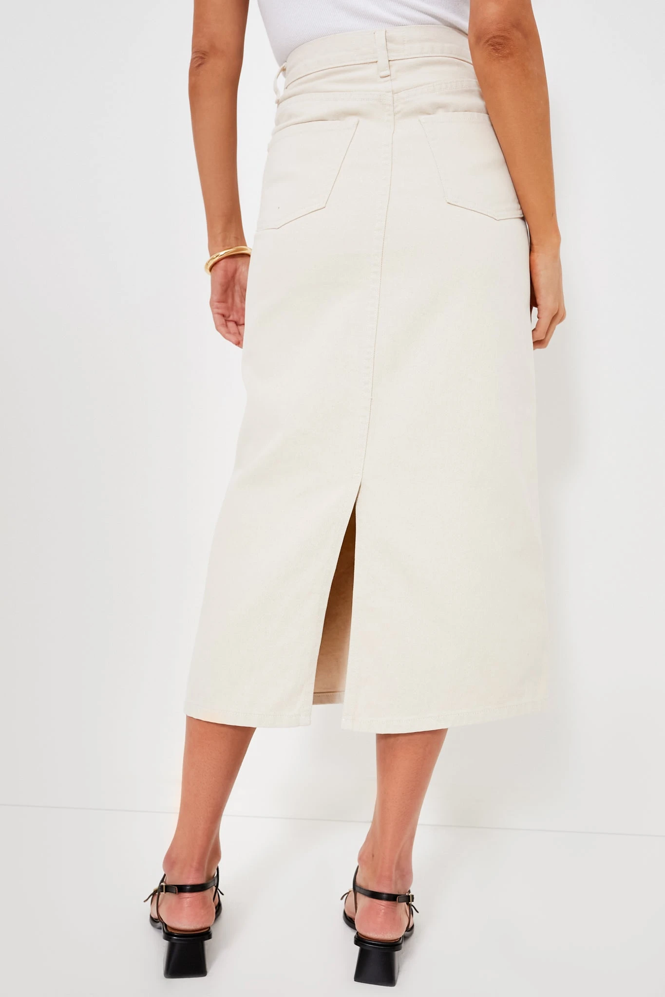Natural Column Skirt 4 Natural Column Skirt - Image 4