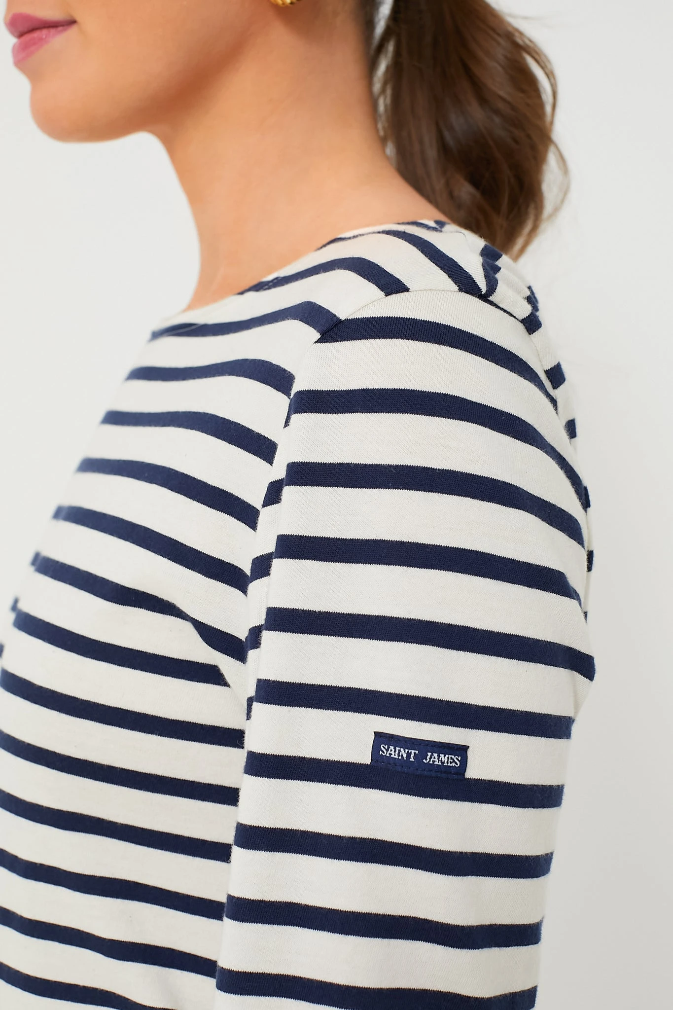 SAINT JAMES Neige-Marine Minquiers Moderne Shirt 6 SAINT JAMES Neige-Marine Minquiers Moderne Shirt - Image 6