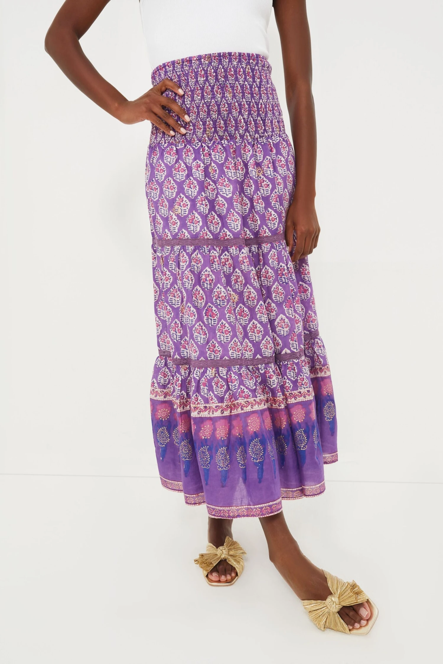 Purple Print Mandy Maxi Skirt 1 Purple Print Mandy Maxi Skirt
