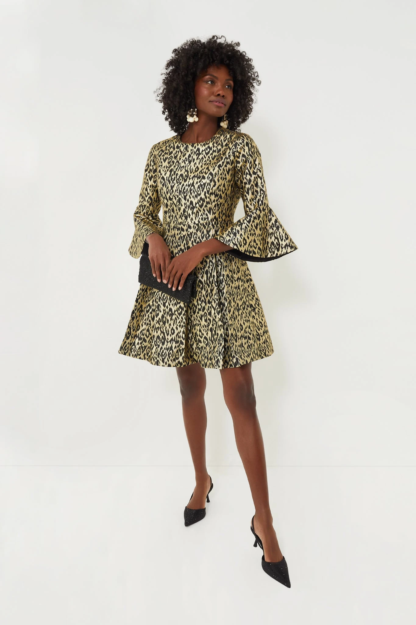 Gold Leopard Mel Dress 6 Gold Leopard Mel Dress - Image 6