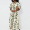 Sharp Floral Delaney Dress