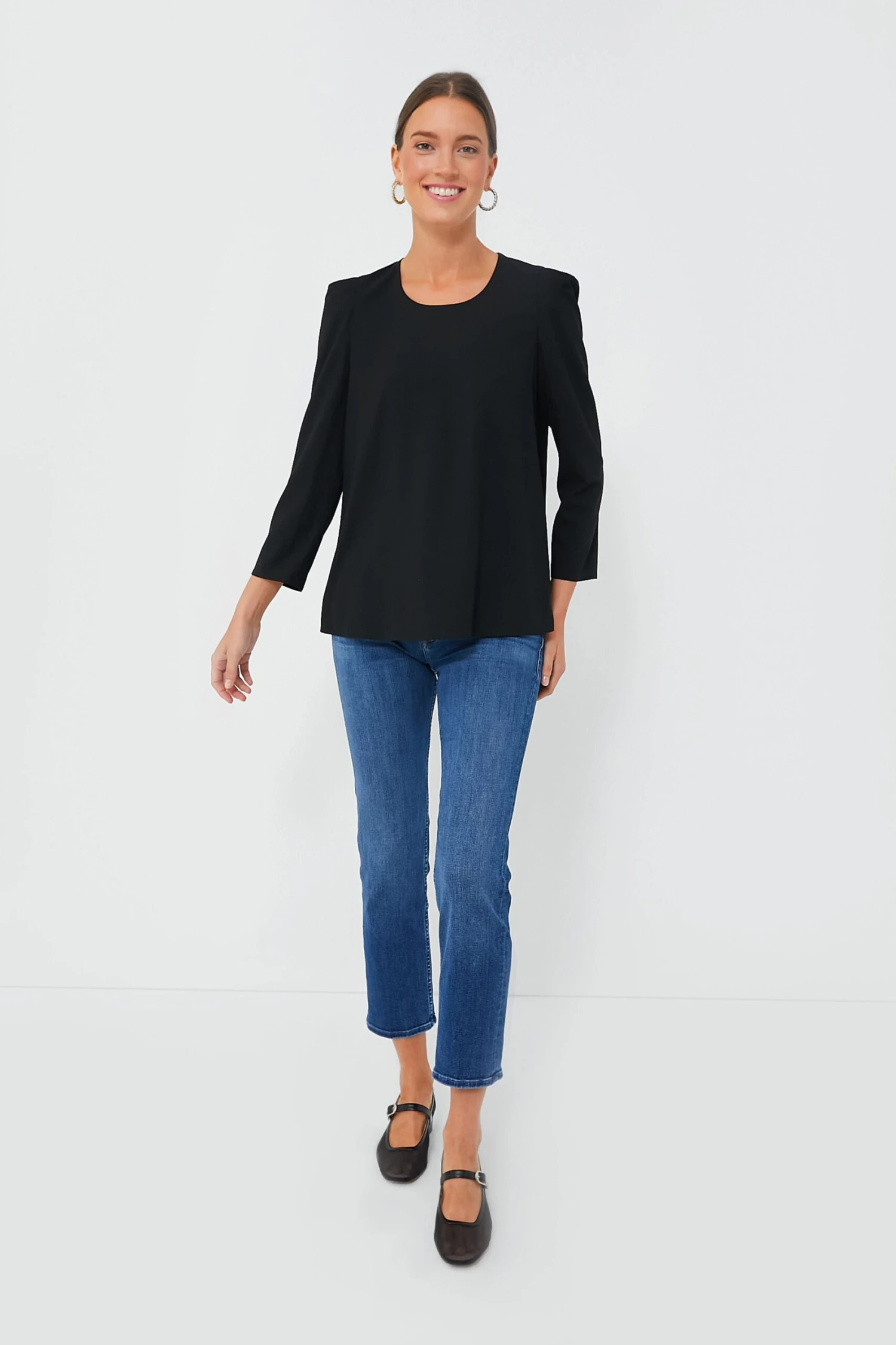 Black Bedford Top 6 Black Bedford Top - Image 6