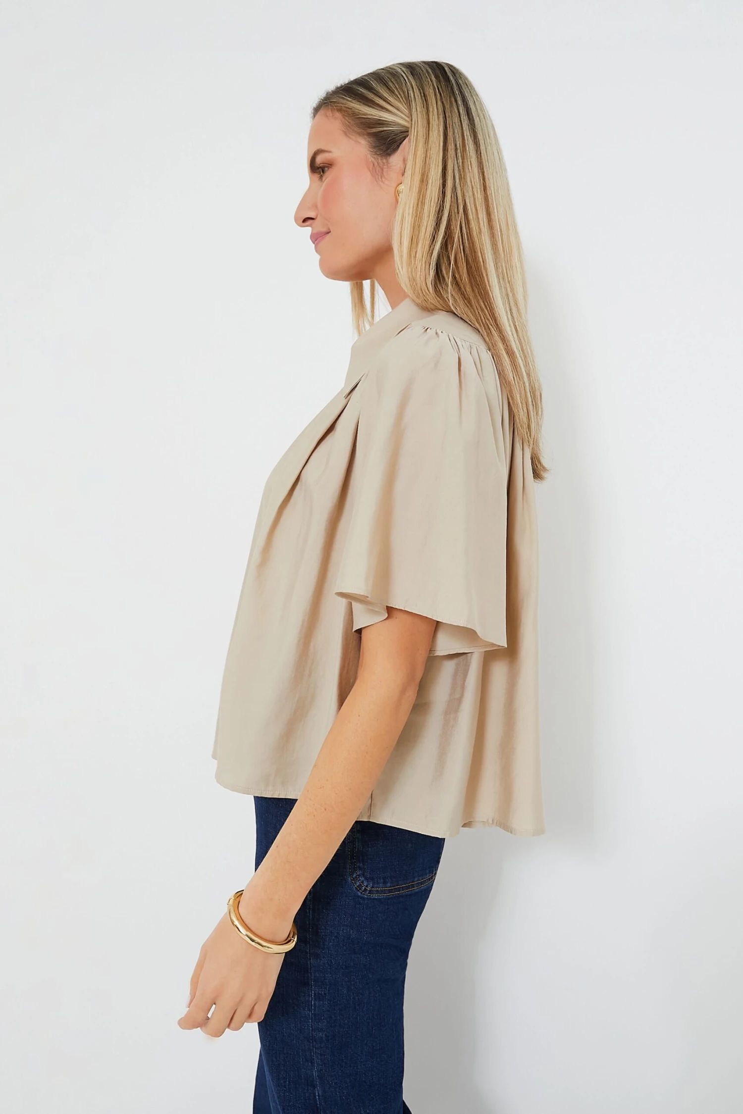 Champagne Clemens Blouse 3 Champagne Clemens Blouse - Image 3
