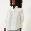 White Poplin Corrigan Blouse