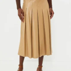 Veronica Beard Khaki Herson Skirt