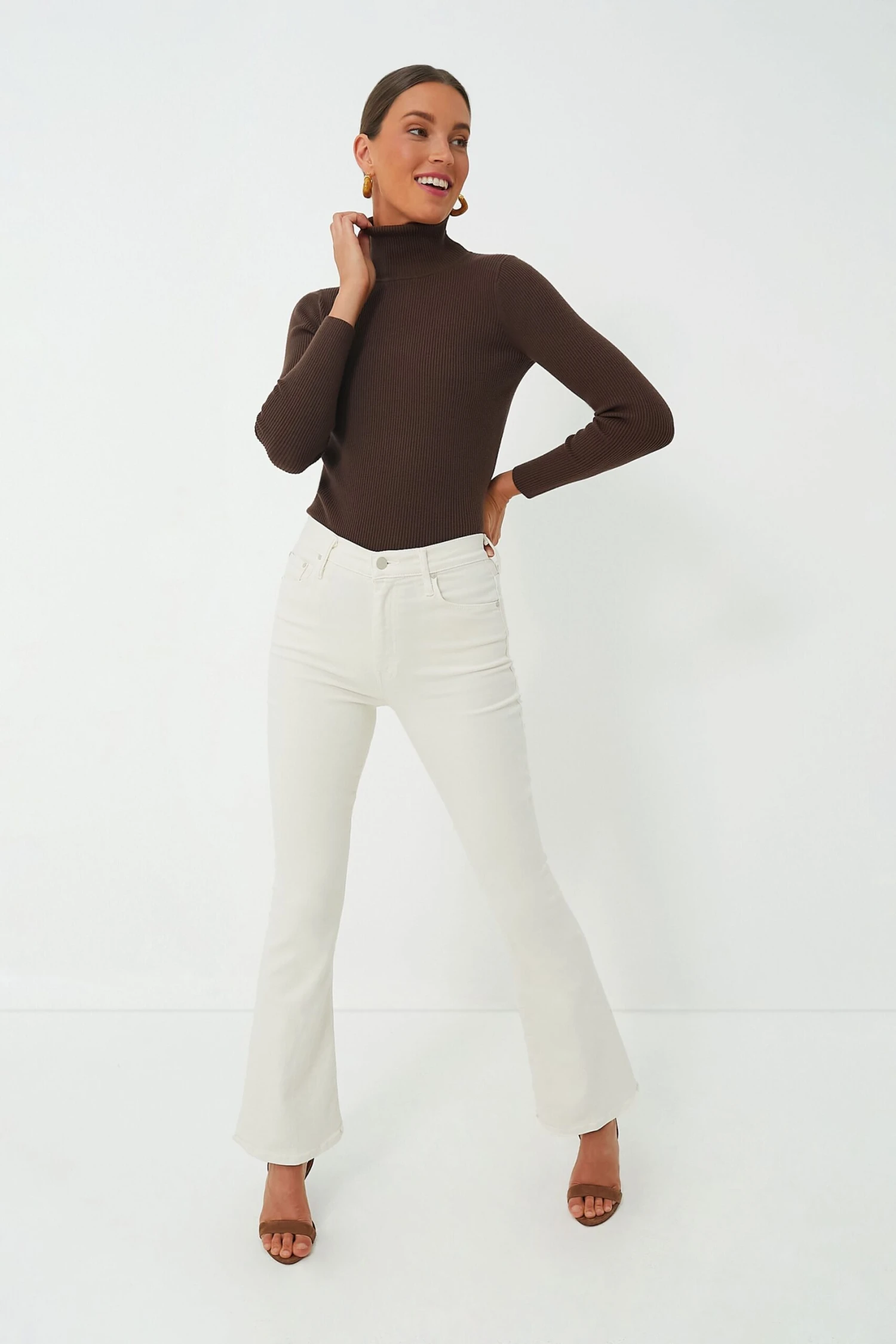 MOTHER Marshmellow High Waisted Weekender Skimp 2 MOTHER Marshmellow High Waisted Weekender Skimp - Image 2