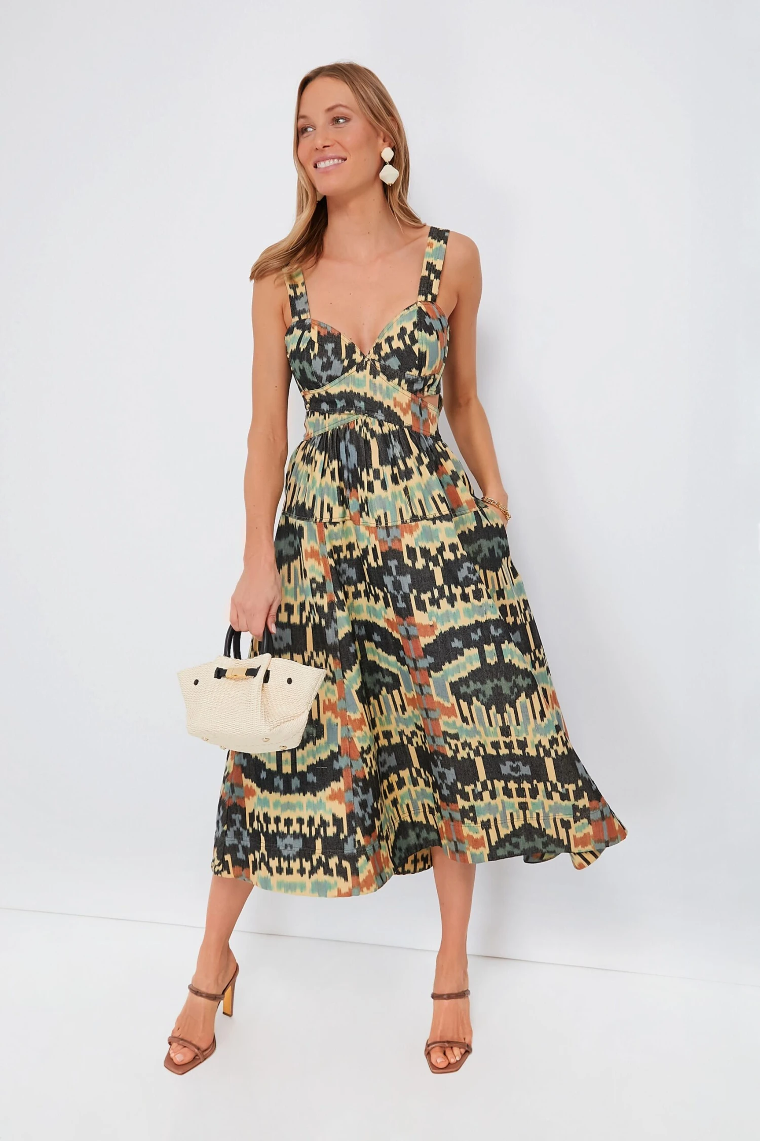 ULLA JOHNSON Honey Onyx Sarika Dress 6 ULLA JOHNSON Honey Onyx Sarika Dress - Image 6