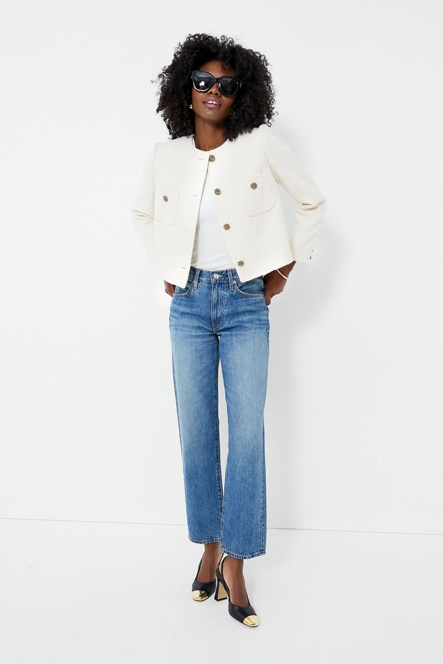 Ba&sh Ecru Meredith Jacket 6 Ba&sh Ecru Meredith Jacket - Image 6