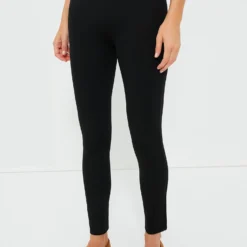 Black Ponte Layering Pant 3