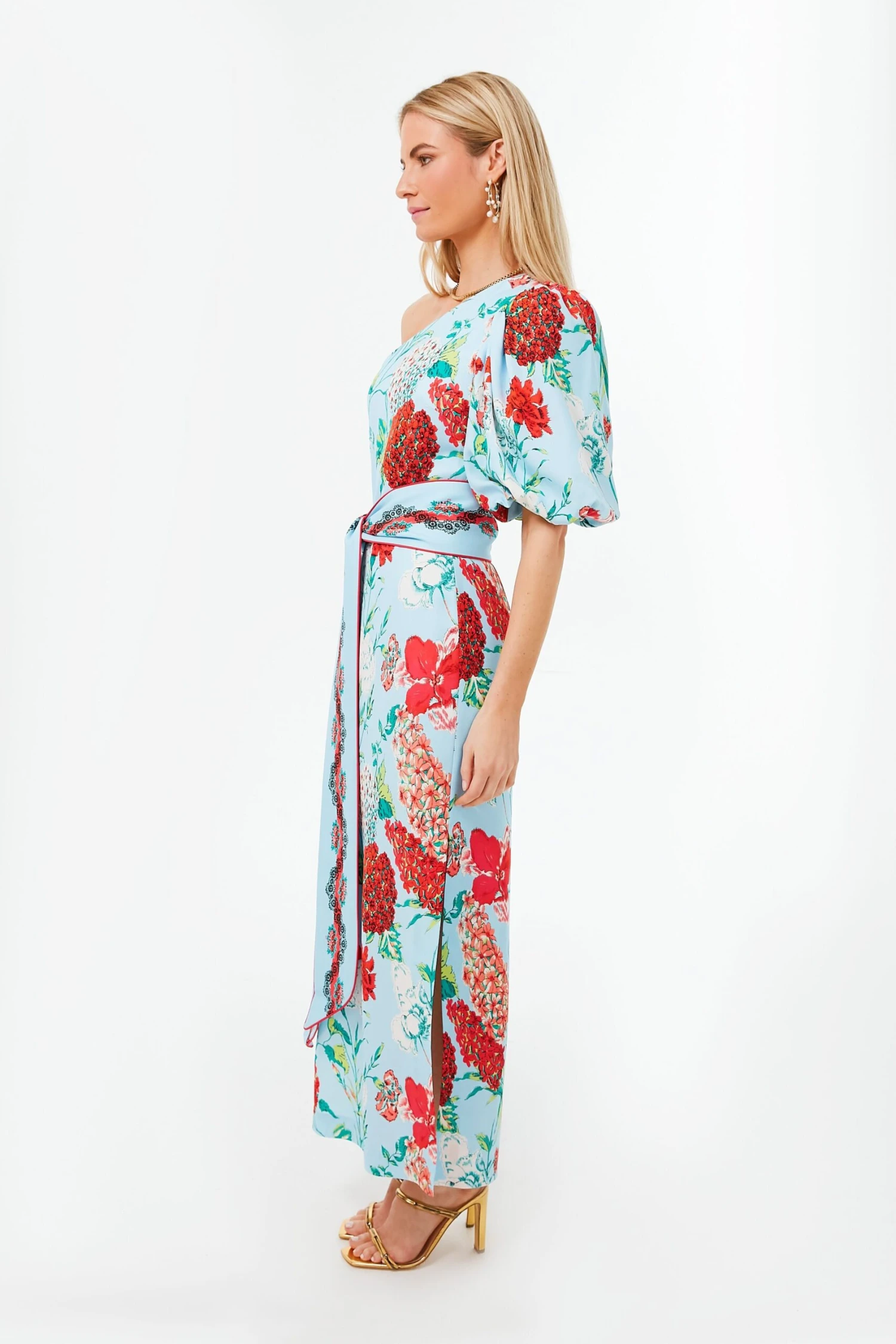 Floral Dew One Shoulder Lucia Dress 3 Floral Dew One Shoulder Lucia Dress - Image 3