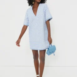 Coastal Stripe Foster Dress
