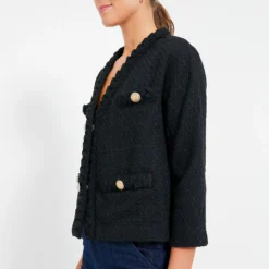 Black Clodagh Tweed Jacket -Outlet Toggify Store gntQ7KS92WMsKRcu4Fy2xTIOl7KhV24X 1 scaled