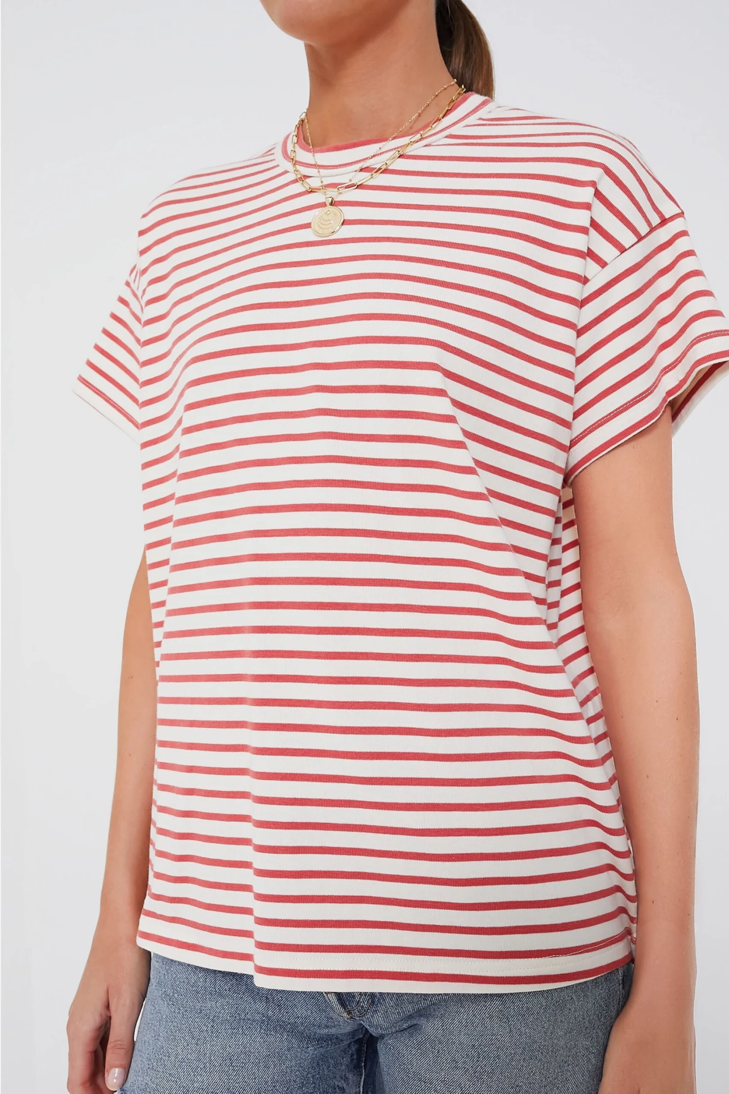 Red Striped Presley Tee 4 Red Striped Presley Tee - Image 4