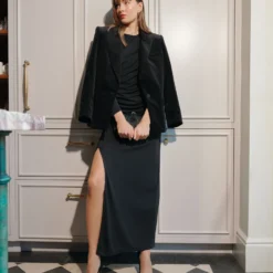 Black Ruched Nicole Dress -Outlet Toggify Store hk7GjyX1ejcan1zzBn9qtm2WVyyuMr9z 1