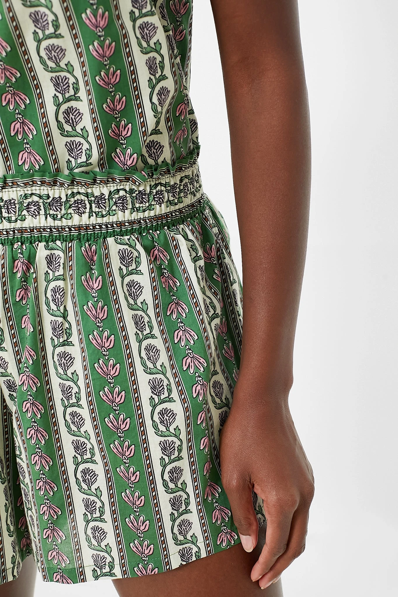 Fern And Floral Stripe Jolie Shorts 6 Fern And Floral Stripe Jolie Shorts - Image 6