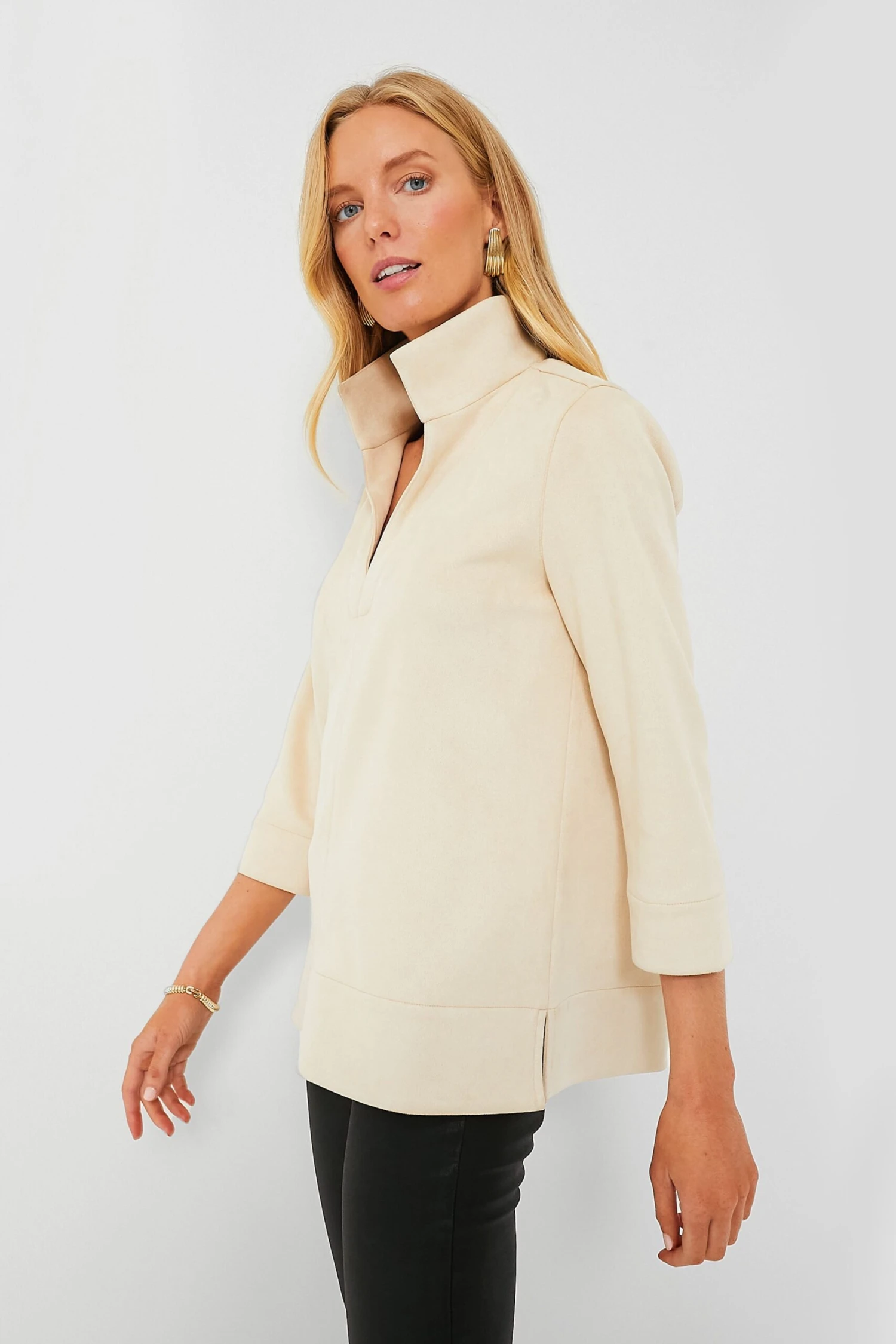 Bone Suede Margot Top 3 Bone Suede Margot Top - Image 3