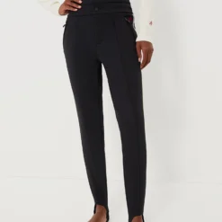 Black Aurora Skinny Stirrup Race Pant