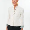 Ivory Velvet Annabelle Bride Jacket