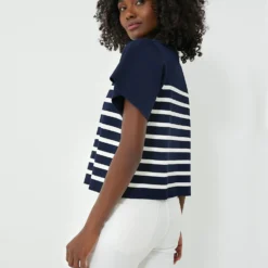 Navy And White Striped Knit Kirby Top -Outlet Toggify Store j9hKqAau5LheDEGBntSjMP4LKCjvFFLx 1 scaled