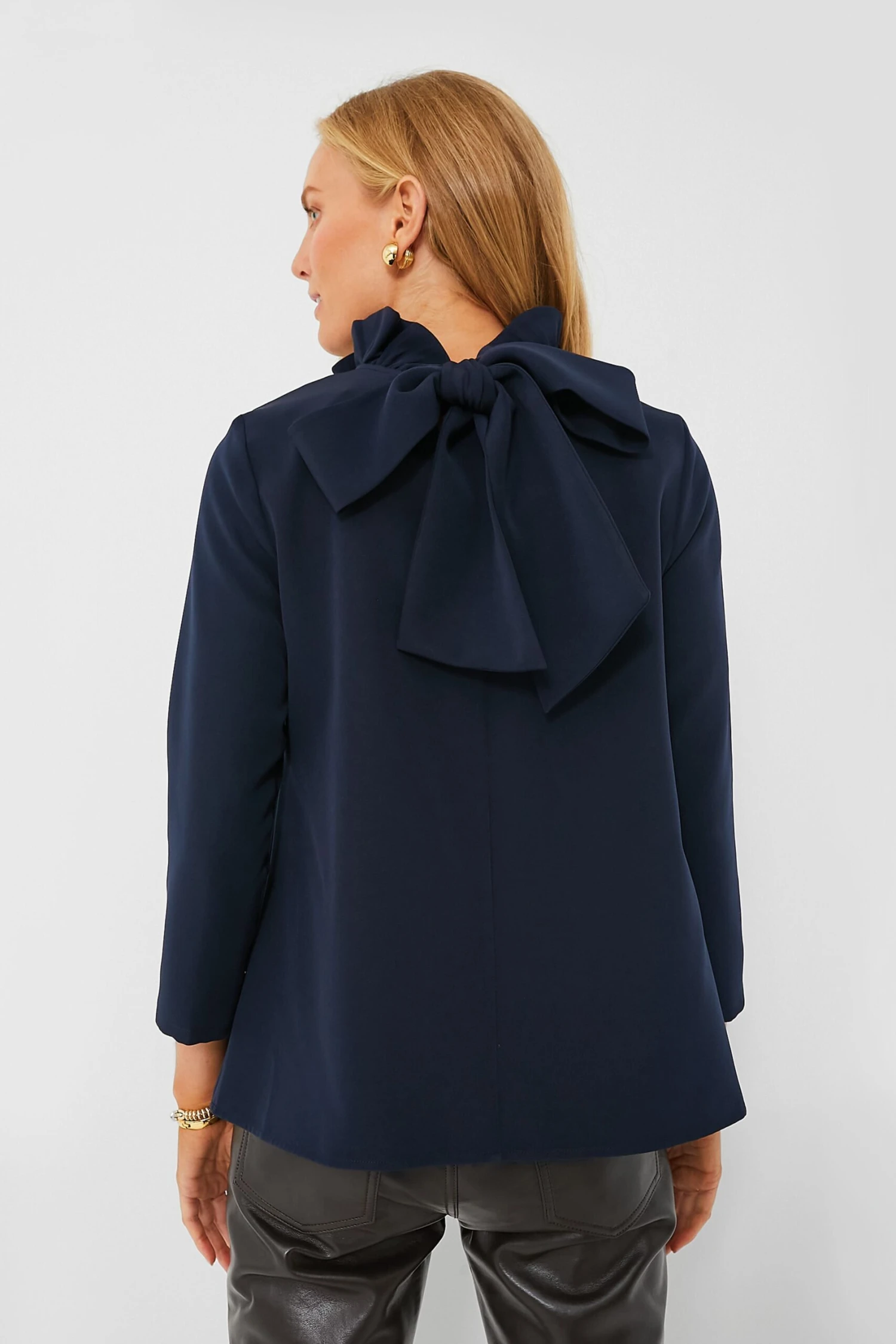 Navy Faye Blouse 5 Navy Faye Blouse - Image 5
