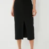 Black Louna Midi Skirt