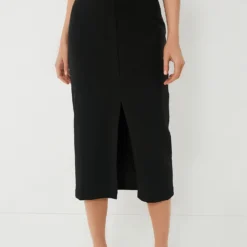Black Louna Midi Skirt