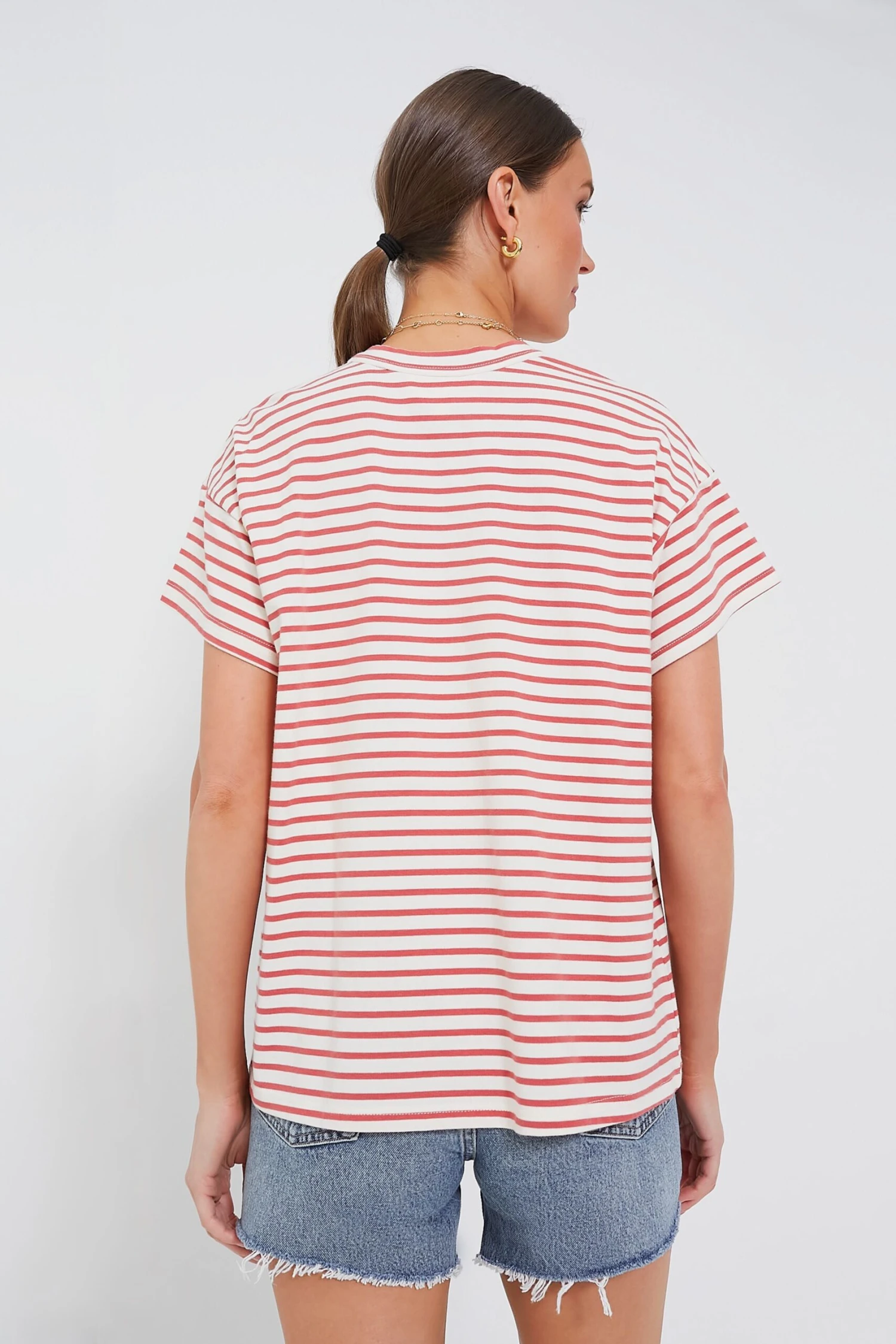 Red Striped Presley Tee 3 Red Striped Presley Tee - Image 3