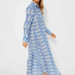 Blue Turq Paisley Oversized Maxi Shirt Dress -Outlet Toggify Store klTvyWhIc5Lf6WDufQlgsUMlqp5YvwYG 1 scaled
