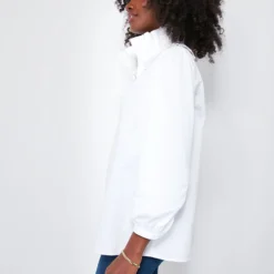 White Stretch Poplin Ruffle Neck Bouvier Blouse 8 White Stretch Poplin Ruffle Neck Bouvier Blouse -Outlet Toggify Store l6RAvc8eCcI3kHtlkPOregXEegBsPGpL 1 scaled