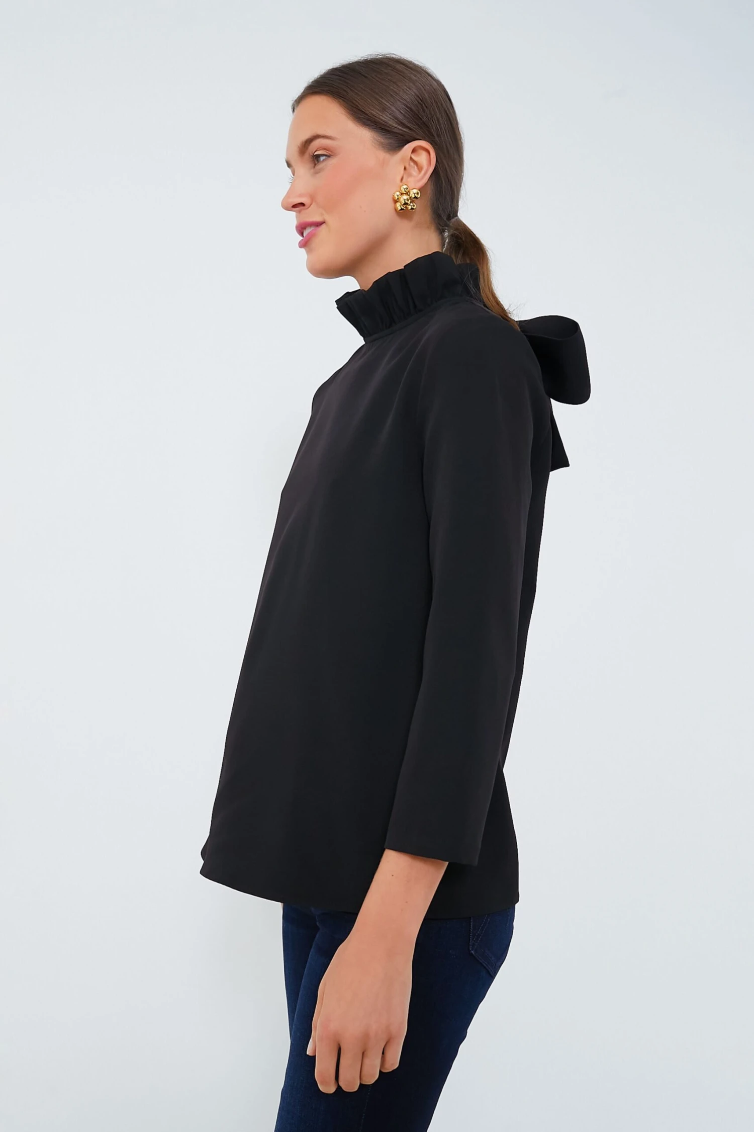 Black Faye Blouse 3 Black Faye Blouse - Image 3