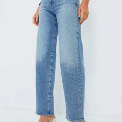 AGOLDE Flash Harper Mid Rise Wide Leg Straight