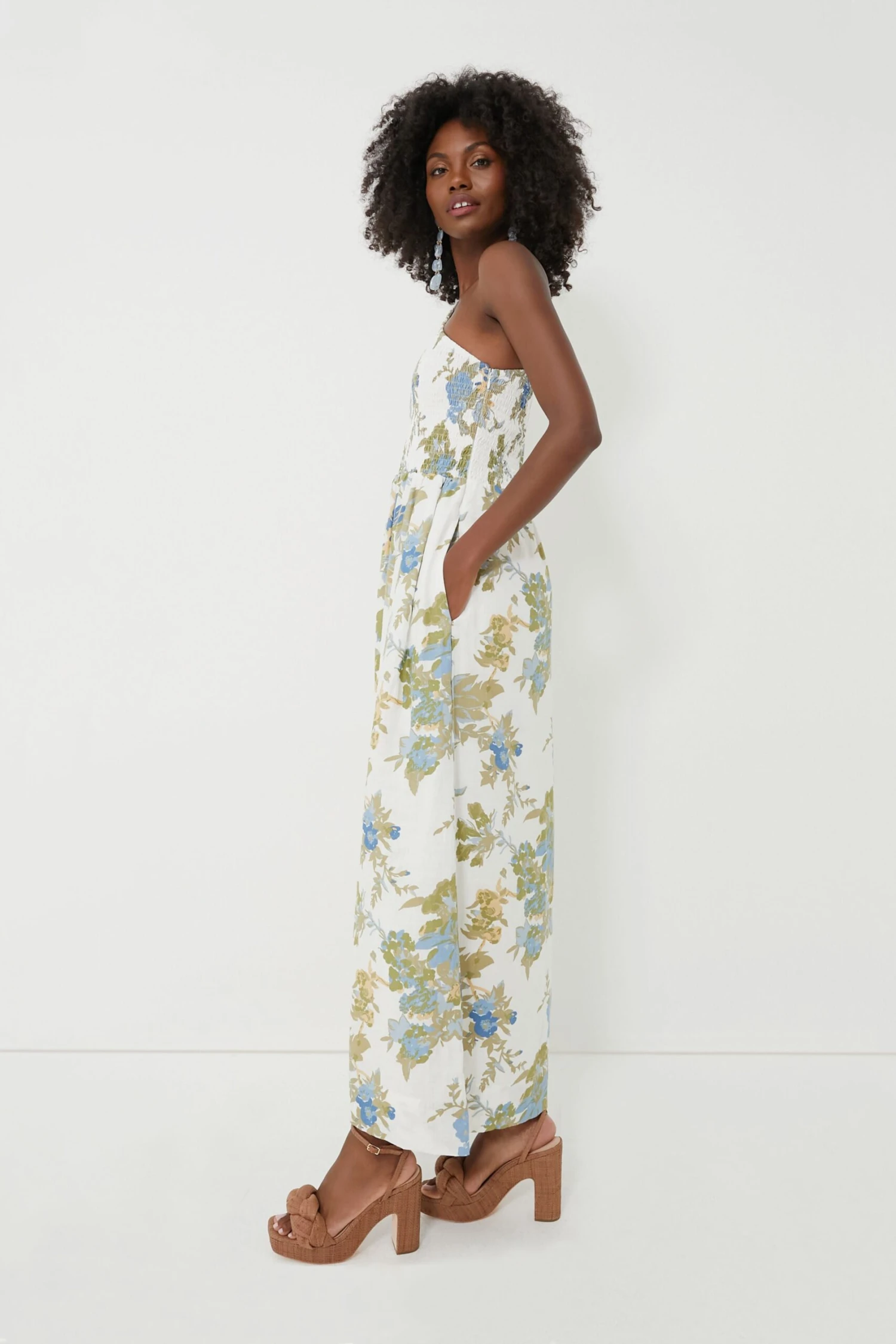 Ivory Escala Floral Anha Maxi Dress 3 Ivory Escala Floral Anha Maxi Dress - Image 3